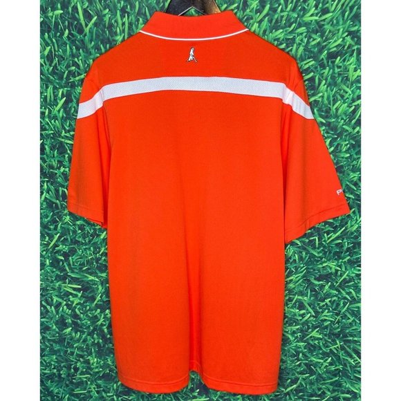 Clemson University Tigers Men’s PING Performance Short Sleeve Polo Large Shirt - Picture 4 of 5
